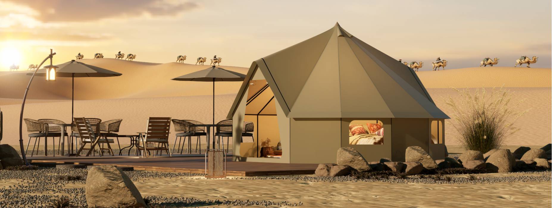 左贡县露营酒店帐篷产品